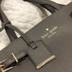 Kate Spade New York Gray Satchel Purse Tote